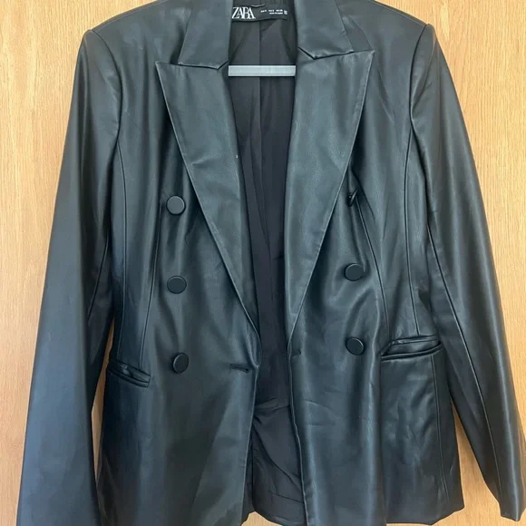 Zara leather blazer - Picture 2 of 3